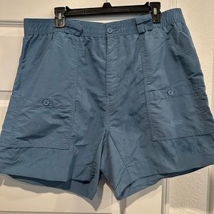 Men’s Aftco Fishing Shorts - size 38 - coal blue